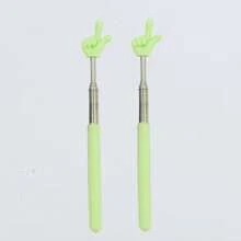 手指伸缩教师教鞭，用于教室的教学教鞭，手形教鞭可伸缩伸缩教鞭长度 68 厘米，手持式演示器教室白板教鞭，返校 - 多色 - 查看 20