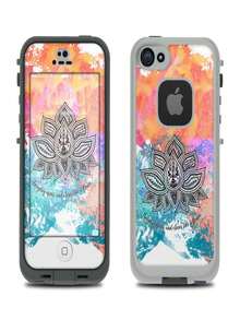 DecalGirl LCF5-HAPPYLOTUS Lifeproof IPhone 5S Fre Case Skin - Happy Lotus - 彩色 - 查看 1