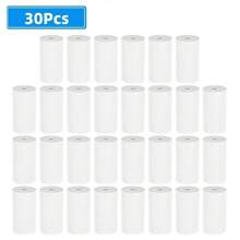Mini Printer Paper, 57 X 25 Mm Non-Adhesive Printable Paper Rolls Thermal Paper Rolls For Pocket Thermal Receipt Thermal Printer And Most Mini Instant Camera Refill For Journal/DIY Scrapbook/Travel/Notes/Lists/Label/Memo Back To School