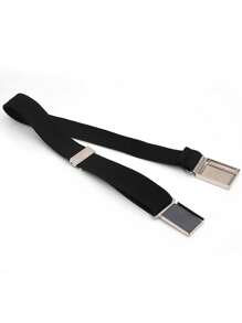 1pc Kids Magnetic Buckle Elastic Waist Belt,Simple & Fashionable Clothing Decor For Wedding, Party, Performance, Suitable For Boys And Girls, Daily Wear, Holiday & Birthday Gift