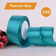 1 Rollo de 25 yardas de cinta de satén de 4 cm/1,57 pulgadas de ancho en colores variados - Perfecta para hacer lazos de rosas, decoraciones de pasteles y navideñas - Vibrante, suave, cintas para manualidades y envoltorios de regalos, Día de San Valentín
