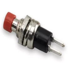 Switch De Push Rojo  Boton De Valet Redondo L - Rojo - Ver 2