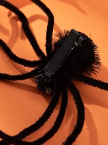 1 件万圣节蜘蛛发夹 - 黑色 - 查看 3