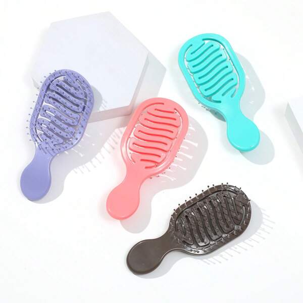 1 pieza Peine de masaje de calavera mini ligero, cepillo de cabello masajeador del cabelludo para niños