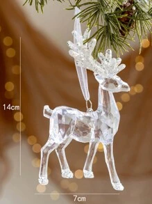 1pc Christmas Hanging Decorations, Plastic Christmas Trees, Christmas Crutches, Christmas Butterflies, Christmas Snowflakes, Christmas Elk, Christmas Angels, Christmas Tree DIY Decorations Pendant, Holiday Party Wedding Decorations, Christmas Decorations Crystal Acrylic Pendant, New Year Party Decorations Hanging Decorations, 6PCS/6cm Shiny Shatterproof Christmas Ball Pendant, Christmas Tree Decorations, Christmas Party Decorations Christmas Ball, For Holiday Parties, Christmas Parties, Halloween Decor, Live Decor, Holiday Decor, Home Decor, Office Decor, Party Gifts, Room Decor, Aesthetic Room Decor, Bedroom Decor, Home Decor, Christmas Party Decor, Christmas, Happy New Year, Christmas Presents, Christmas Decorations - Multicolor - View 20
