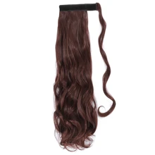 Curly Wave Ponytail Extension 18&24 Inch Heat Resistant Synthetic Wavy Hairpiece Wrap Around Pony Tail Hair Extensions Hairpieces For Women Girls