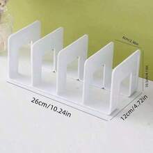 1pc Giá để sách để bàn đơn giản Giá để sách cho học sinh, giá để sách văn phòng bốn giá để sách - Nhiều màu - Xem 8