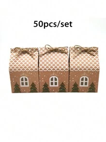 Mini Christmas House Gift Box, Packaging Boxes, Candy Box, Party Supplies, Baking Accessories, Christmas Packaging Box & Bags, Holiday Items Christmas Decorations Christmas Decor Christmas Gifts Christmas Wrapping Paper  Christmas Party Supplies Christmas Gift Bags Christmas Bags Christmas Stickers