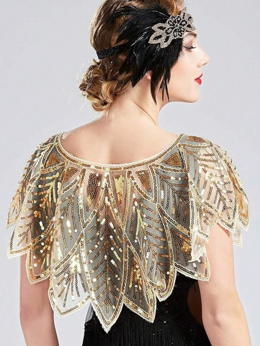 1920s evening shawl