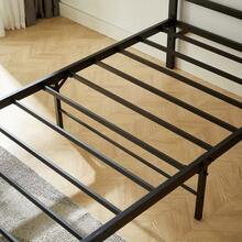 Metal Bed Frame With Headboard And Footboard, Heavy Duty Platform With Under-Bed Storage, Anti-Slip, Noise-Free, No Box Spring Required - Black - View 5