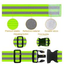 1 pieza Chaleco reflectante para caminar de noche, equipo reflectante - Multicolor - Ver 4