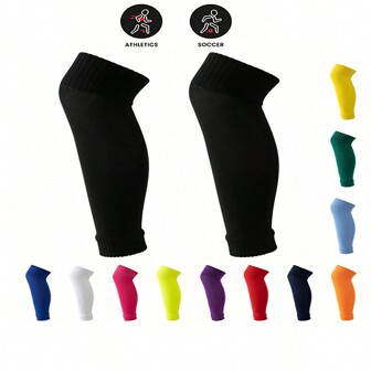 运动户外 5 双随机 男士足球袜带护腿 男士长腿保护 防滑减震 舒适透气 运动袜 适用于男士户外篮球训练、运动及户外活动