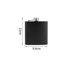 Personalized Flask 6oz Hip Flask Stainless Steel Engrave Flask Best Man Groom Gift Yellower Box Packing Wedding Customized Logo Multi-Functional, Reusable, Engraved, Stainless Exquisite, Stylish, Fashionable, Vintage, High-Quality Custom, Personalized, Unique Ideal Gifts For Him Her For Anniversaries, For Valentine's Day, For Mother's Day, For Birthdays, For Children's Day, For Father's Day, For Graduation, For Weddings, For Housewarming Living Room, Bedroom, Office, Tea Room, Home,Home Refresh,Customized Flagon,Home Refresh - Personalized Signature - View 2