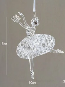 1pc Christmas Hanging Decorations, Plastic Christmas Trees, Christmas Crutches, Christmas Butterflies, Christmas Snowflakes, Christmas Elk, Christmas Angels, Christmas Tree DIY Decorations Pendant, Holiday Party Wedding Decorations, Christmas Decorations Crystal Acrylic Pendant, New Year Party Decorations Hanging Decorations, 6PCS/6cm Shiny Shatterproof Christmas Ball Pendant, Christmas Tree Decorations, Christmas Party Decorations Christmas Ball, For Holiday Parties, Christmas Parties, Halloween Decor, Live Decor, Holiday Decor, Home Decor, Office Decor, Party Gifts, Room Decor, Aesthetic Room Decor, Bedroom Decor, Home Decor, Christmas Party Decor, Christmas, Happy New Year, Christmas Presents, Christmas Decorations - Multicolor - View 17