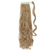 Curly Wave Ponytail Extension 18&24 Inch Heat Resistant Synthetic Wavy Hairpiece Wrap Around Pony Tail Hair Extensions Hairpieces For Women Girls
