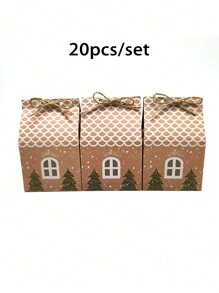 Mini Christmas House Gift Box, Packaging Boxes, Candy Box, Party Supplies, Baking Accessories, Christmas Packaging Box & Bags, Holiday Items Christmas Decorations Christmas Decor Christmas Gifts Christmas Wrapping Paper  Christmas Party Supplies Christmas Gift Bags Christmas Bags Christmas Stickers