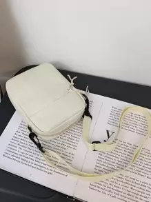 Unisex Waterproof Crossbody Shoulder Bag - Blanco - Ver 3