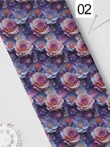 1pc Polyester Blended 110g DIY Fabric, Lightweight & Soft Handcraft Cloth Material For Making Tablecloth, Tapestry, Clothing, Bags, Dust Covers, Pillows