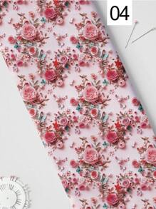 1pc Polyester Blended 110g DIY Fabric, Lightweight & Soft Handcraft Cloth Material For Making Tablecloth, Tapestry, Clothing, Bags, Dust Covers, Pillows