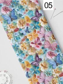 1pc Polyester Blended 110g DIY Fabric, Lightweight & Soft Handcraft Cloth Material For Making Tablecloth, Tapestry, Clothing, Bags, Dust Covers, Pillows