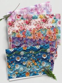 1pc Polyester Blended 110g DIY Fabric, Lightweight & Soft Handcraft Cloth Material For Making Tablecloth, Tapestry, Clothing, Bags, Dust Covers, Pillows