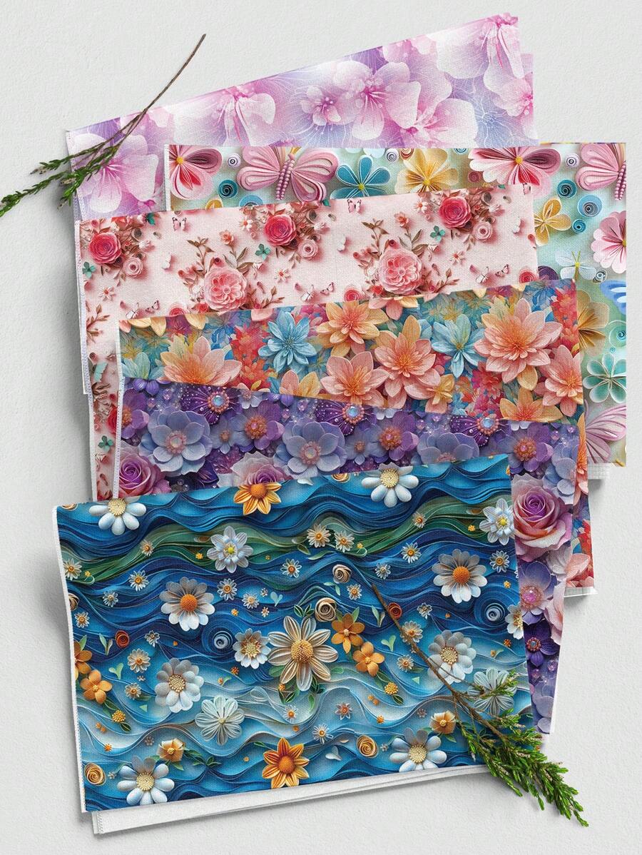 1pc Polyester Blended 110g DIY Fabric, Lightweight & Soft Handcraft Cloth Material For Making Tablecloth, Tapestry, Clothing, Bags, Dust Covers, Pillows