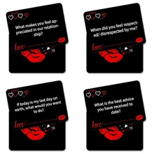 1 pieza Juego interactivo de citas en pareja, diálogo de amor profundo, estableciendo conexión íntima - Multicolor - Ver 3
