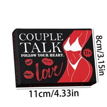 1 pieza Juego interactivo de citas en pareja, diálogo de amor profundo, estableciendo conexión íntima - Multicolor - Ver 7