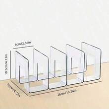 1pc Giá để sách để bàn đơn giản Giá để sách cho học sinh, giá để sách văn phòng bốn giá để sách - Nhiều màu - Xem 6