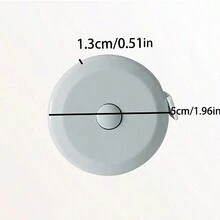 1pc Mini Retractable Tape Measure, Soft Ruler For Home, Student, Personal Use - Multicolor - View 2