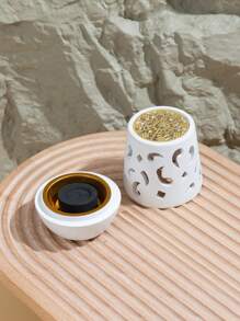 1 件现代简约圆形香炉装饰、书桌装饰、客厅家具配件 - 彩色 - 查看 5