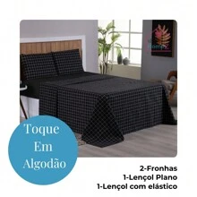 Sheet Sets With Pillowcases - màu đen - Xem 4