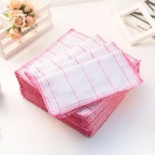 1 件超吸水厚洗碗布 - 可重复使用，非常适合厨房、浴室和户外清洁，干湿两用，涤纶，方形洗碗布，用于洗碗，吸水洗碗干燥垫 - 彩色 - 查看 4