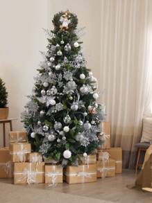 1 pièce / 5 pièces / 10 pièces / 20 pièces Fleurs artificielles de Poinsettia avec poudre d'or à clipser, avec décoration scintillante, pour sapin de Noël, mariage, fête du Nouvel An, têtes de fleurs de 3,5 po, 5,9 po, 9,4 po pour décoration d'escalier, fenêtre, cheminée, cour. Fleurs artificielles réutilisables et vibrantes, Noël