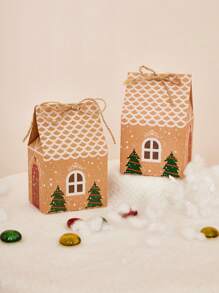 Mini Christmas House Gift Box, Packaging Boxes, Candy Box, Party Supplies, Baking Accessories, Christmas Packaging Box & Bags, Holiday Items Christmas Decorations Christmas Decor Christmas Gifts Christmas Wrapping Paper  Christmas Party Supplies Christmas Gift Bags Christmas Bags Christmas Stickers