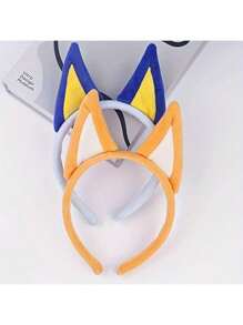 1 Băng đô tai chó nhồi bông, Vòng tóc hoạt hình màu xanh dễ thương, Phụ kiện trang phục hóa trang Halloween hình động vật cho tiệc sinh nhật, Quà tặng Giáng sinh năm mới - Màu xanh lam - Xem 7