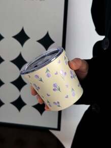 1 件紫色郁金香真空隔热水瓶，不锈钢双层壁，保温杯，适合旅行、健身房、运动、咖啡、平底、汽车使用，所有季节，350ML/11.8OZ，280ML/9.47OZ 返校 - 彩色 - 查看 4