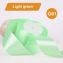 1 Rollo de 25 yardas de cinta de satén de 4 cm/1,57 pulgadas de ancho en colores variados - Perfecta para hacer lazos de rosas, decoraciones de pasteles y navideñas - Vibrante, suave, cintas para manualidades y envoltorios de regalos, Día de San Valentín