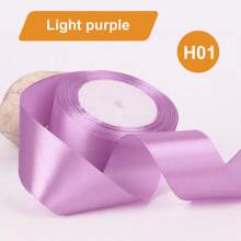 1 Rollo de 25 yardas de cinta de satén de 4 cm/1,57 pulgadas de ancho en colores variados - Perfecta para hacer lazos de rosas, decoraciones de pasteles y navideñas - Vibrante, suave, cintas para manualidades y envoltorios de regalos, Día de San Valentín