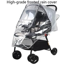 Stroller Rain Cover, High Landscape Stroller Rain Cover, Stroller Windproof Cover Universal Fit - Multicolor - View 11