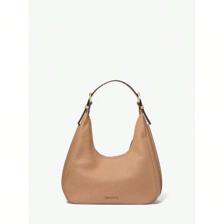 Michael Kors Michael_kors | Nolita  Pebbled Leather Hobo Shoulder Bag - 駝色 - 查看 1