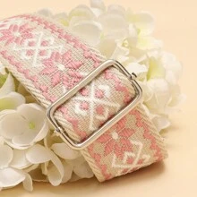 Jacquard Women's Bag Shoulder Strap Women's Crossbody Shoulder Bag Replacement Bag Strap 120cm / 3.8cm Wide Adjustable Travel Bag Shoulder Strap Accessories