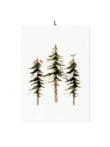 1pc Tranh nghệ thuật treo tường Giáng sinh Trang trại Hình ảnh Rừng Hươu Rừng Áp phích và bản in Tranh vải mùa đông Trang trí nhà Không có khung, Đồ trang trí Giáng sinh, Quà tặng Giáng sinh - Nhiều màu - Xem 11