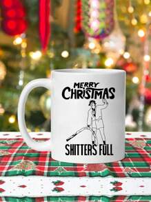 1pc 11zo Christmas Coffee Mugs,Christmas Mug Ceramic,Reusable,Autumn Coffee Cup,Vivid Ventures Shitters Full Coffee Mug - Griswold Christmas Vacation Gift - Funny Mug Cousin Eddie National Lampoons, Xmas Christmas Decor,Fall Decor,Pumpkin Spice,Autumn Decor,Thanksgiving Gift,Pumpkin Mug,Christmas Party Cup Back To School