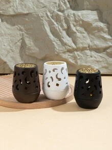 1 件现代简约圆形香炉装饰、书桌装饰、客厅家具配件 - 彩色 - 查看 1