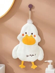 1pc Cute Countryside Style Small Duck Hand Towel, Hanging, Absorbent & Easy To Clean, Multipurpose Decorative Towel Home Bathroom Decor Fall Decor Back To School Dish Cloths Kitchen Towel - Multicolor - View 15