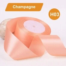 1 Rollo de 25 yardas de cinta de satén de 4 cm/1,57 pulgadas de ancho en colores variados - Perfecta para hacer lazos de rosas, decoraciones de pasteles y navideñas - Vibrante, suave, cintas para manualidades y envoltorios de regalos, Día de San Valentín