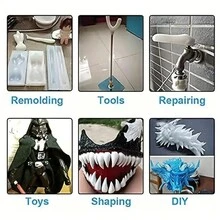 50g Viên đất sét nhiệt dẻo đa tinh thể - Hạt nhựa có thể tạo hình để làm đồ thủ công, dự án tự làm, nâng cao kỹ năng khéo léo và sáng tạo - Nhiều màu - Xem 6