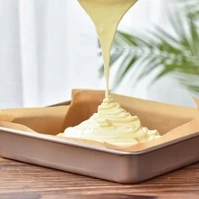 1 khay nướng bằng thép cacbon chống dính, có sẵn hình chữ nhật/vuông, sâu/nông, nhiều kích cỡ khác nhau. Thích hợp để nướng bánh quy, bánh mì, bánh ngọt - Vàng - Xem 6