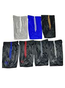 KIT 3 Shorts/Bermuda Masculina Moletom listrado lisa Chimpa Flanelada Esportivo Excelente Para Academia